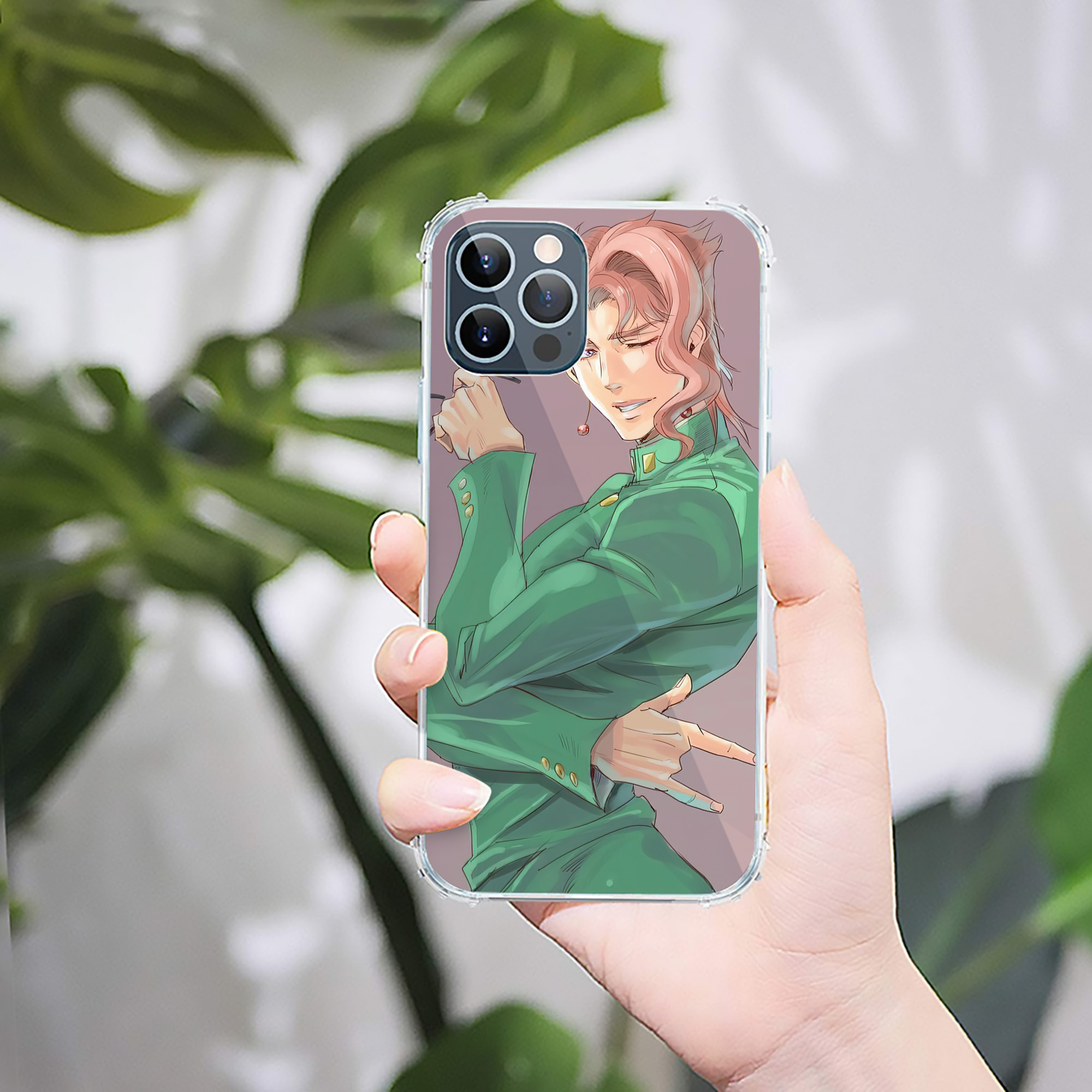 （画像用） ジョジョの奇妙な冒険 JoJo's Bizarre Adventure 【iPhone 12シリーズ対応】透明スマホケース（クリアソフトケース）